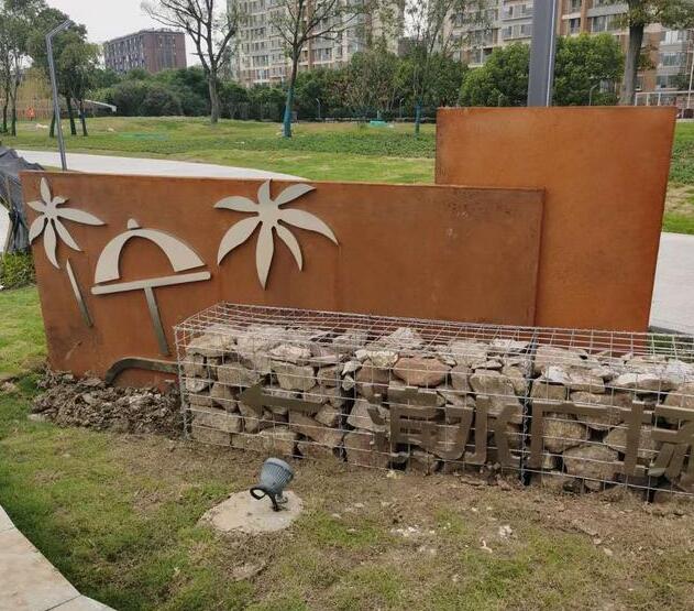 瓜州锈钢板挡土墙